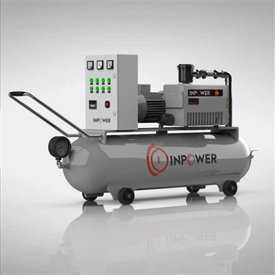 Bomba de vácuo montada em tanque